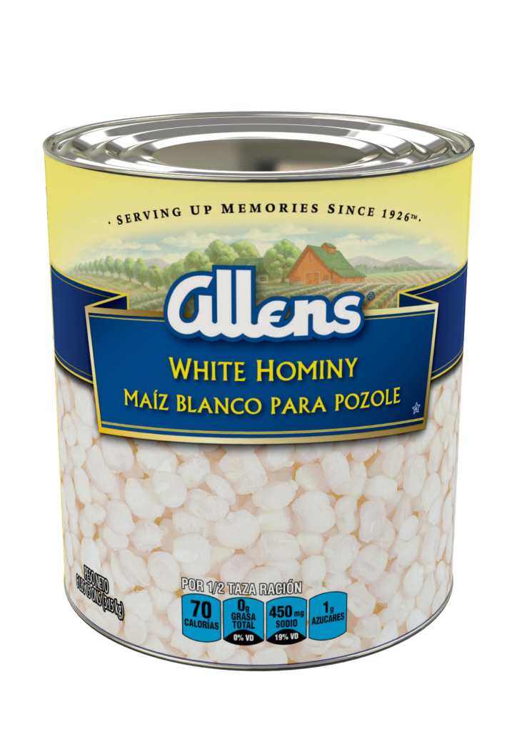 75213L_Allens White HominyFRONTTransparent McCall Farms